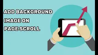 How to add background image on page scroll in jquery and css