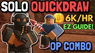 SOLO Quickdraw Triumph With Firework Tech + BUFFED Shotgunner Combo + Easy Guide! | Roblox TDS