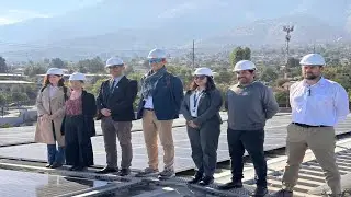 SEREMI DE ENERGÍA VISITA PLANTA FOTOVOLTAICA DEL I.P. ARCOS EN PEÑALOLÉN