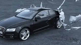 3ds max Car peeling effect - Nvidia Iray