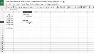Lookup 8   Last date in list