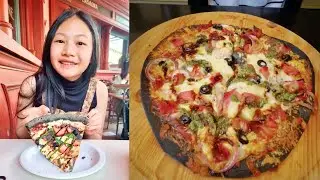 Making Ultimate Black Crusted Pizza at home