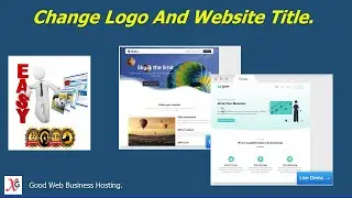 Change Logo And Website Title | Easy To Use Website Builder.
