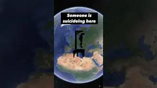 #735 wtf 😳 live suicide caught on google earth and google map #shorts #suicide