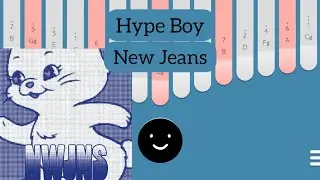 New Jeans Hype Boy Kalimba Cover with Tabs On-Screen || Simple and Easy Kalimba Tutorial