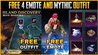 ISLAND DISCOVERY EVENT IN PUBG MOBILE & BGMI | FREE 4 PERMANENT EMOTE & MYTHIC OUTFIT IN PUBG & BGMI