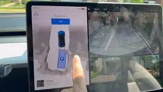 Tesla Auto Park Garage parking spot