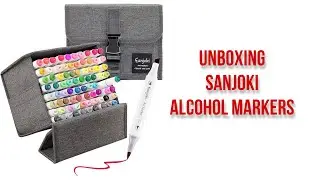 Alcohol Markers  Unboxing Reviewing Sanjoki