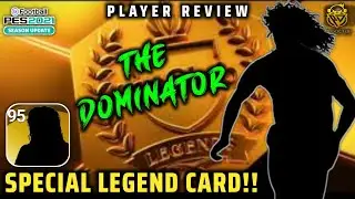 THE LEGEND WITH EXCESSIVE POWER | SPECIAL LEGEND CARD PLAYER REVIEW | PES 2021 MOBILE