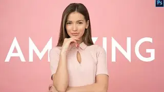 How To Place Text Behind An Object in a Photo | Photoshop  Tutorial
