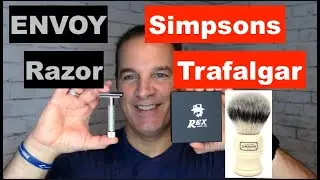 Rex Envoy Razor Shave - Simpsons Trafalgar Synthetic Brush-TOBS Jermyn St.