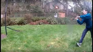 Lego Baseball in Slow-Motion