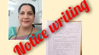 NOTICE WRITING RAJASTHAN BOARD MODEL PAPER 2025