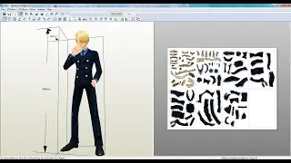 Papercraft Sanji - One Piece