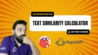 Text Similarity Calculator in Thunkable using REST API | No Code Tutorial