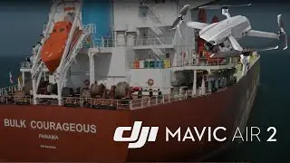 Mavic Air 2 footage - Shooting Ships near the Harbor