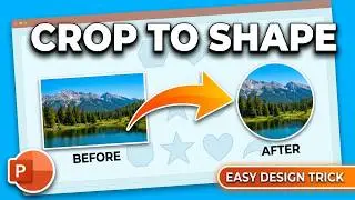 How to Crop Image to Shape in PowerPoint (2026) — Easy Design Trick