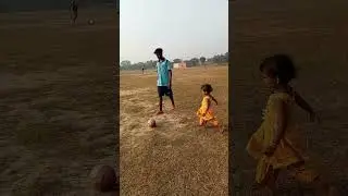 Aditi playing football ||