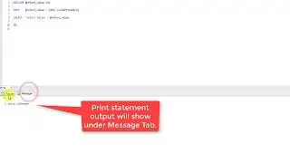 How To create a procedure in SQL Server