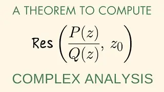 Calculating residues at simple poles, Complex Analysis