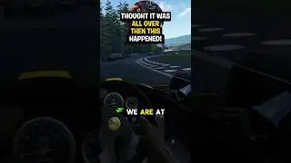 Thought it was all OVER. Then THIS happened! #simracing #gaming #shorts