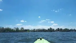 2. Fort Chambly vue du Bassin de Chambly en kayak gonflable au Canada