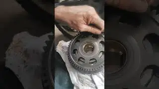Bmw F650GS starter clutch sprag repair. Why it slips and how to change it.