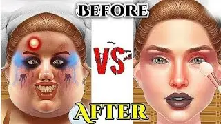 ASMR MAGICAL MAKEUP TRANSPARENT/asmr animation video