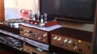 Luxman L-308 & Ламповый усилитель на ЕЛ34