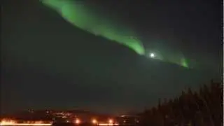 Aurora dancing over Fairbanks, Alaska (March 16, 2013)