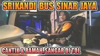 Srikandi Gaul Satu Satunya Supir Wanita Bus Sinar Jaya Terpantau Di Rambutan  @cahbagusscaniarailfans35