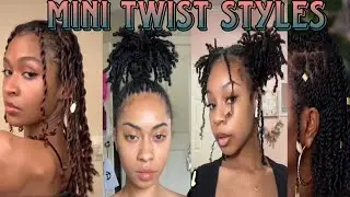 The best low tension mini twist styles 🔥🔥#minitwistseason