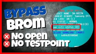 Bypass BROM Mode from Download without opening FREE for MTK devices and without TESTPOINT