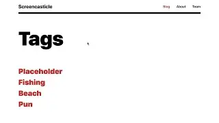 Taxonomies – Index and Show Templates