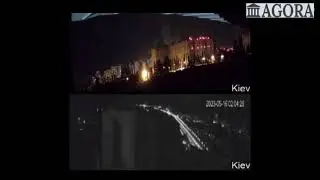 Patriot Air Defense launches over Kiev.