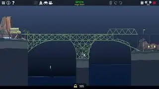 50m wood bridge supported on 3 points