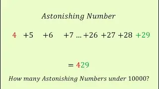 Astonishing Numbers