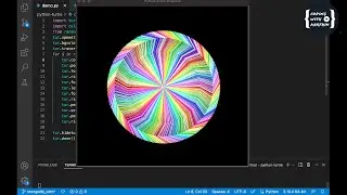 Python Turtle Beautiful graphics - 30 | Drawing superb graphics with turtle | Latest graphics 2023
