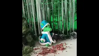Дракон символ 2024 крючком Crochet dragon  Часть 2 (Авторская работа Легенькой Маргариты)