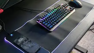 RGB lights and charge your phone on this Gaming pad