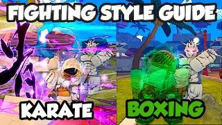 [Bizarre Lineage] HOW TO GET EVERY FIGHTING STYLE + FULL SHOWCASE (Karate, Boxing, & Kendo)