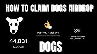 How to claim and deposit dogs to exchanges: wallet in telegram, Bybit, OKX.
