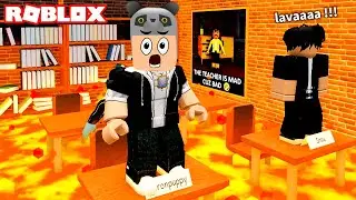 Sınıfı Lavlar Bastı!! Sınıfta Yaramazlık Yaptım - Panda ile Roblox The Presentation Experience