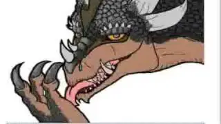 Oekaki Drawing Playback - Dragon