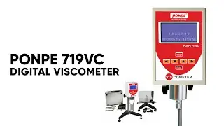 PONPE 719VC เครื่องวัดความหนืด DIGITAL VISCOMETER #ความหนืดของเหลว