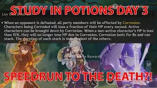 Study in Potion Day 3 - Speedrun to the Death