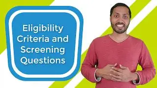 Clinical Trial Eligibility Criteria and Screening Questions