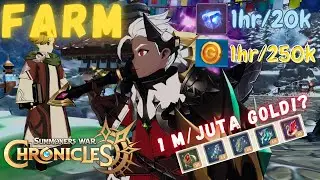 Tips cara FARM gold dan skystone. Summoners War Chronicles