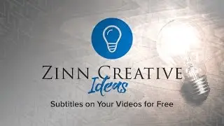 Zinn Creative Ideas | How To Add Subtitles & Captions To Facebook Videos For Free