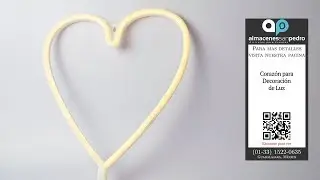 Corazón para Decoraciones de Eventos y el Hogar con luz LED estilo Neon